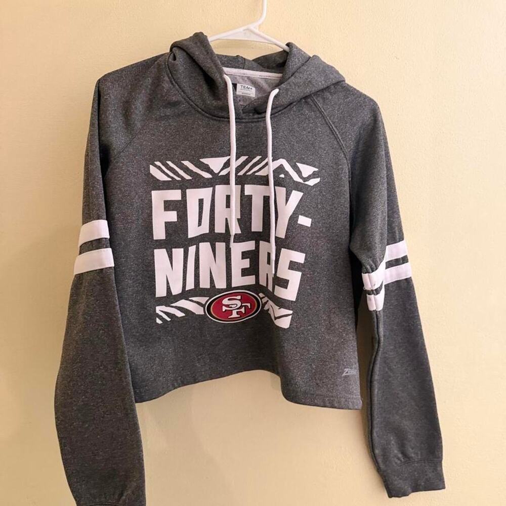 San francisco 49ers grey cropped